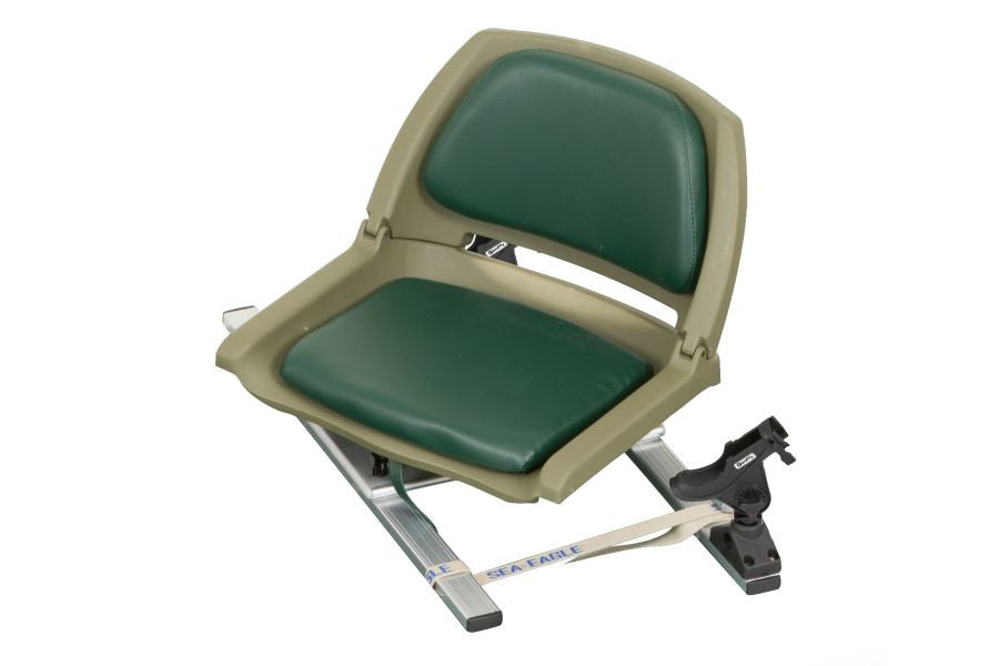 Green Swivel Seat Fishing Rig w/ ScottyÂ® Rod Holders from Sea Eagle