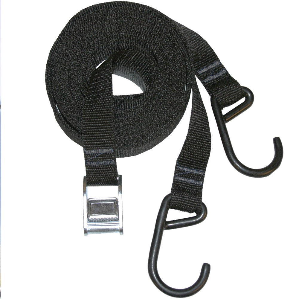 18â€™ V-style Straps, pair - Black