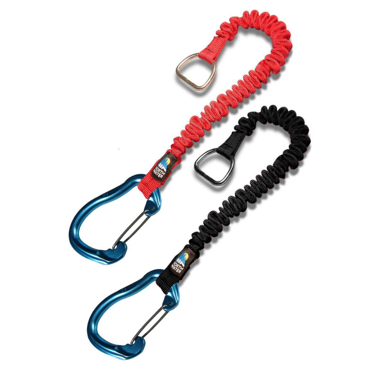 Pig Tail with Paddle Carabiner - Red and Black