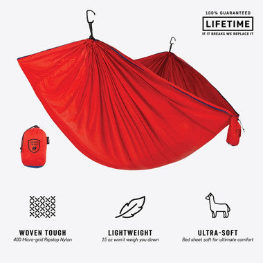 Trunktech Single Hammock - Red/Navy
