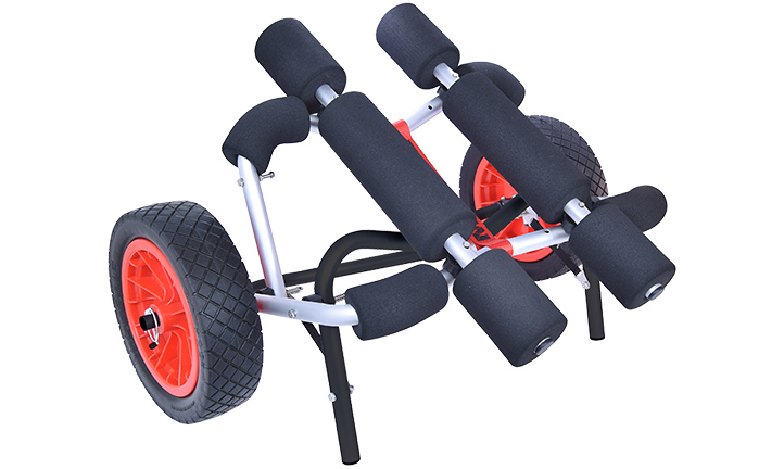 WideTrak ATB Large Kayak/Canoe Cart (with no-flat tires & bunks) - Main image