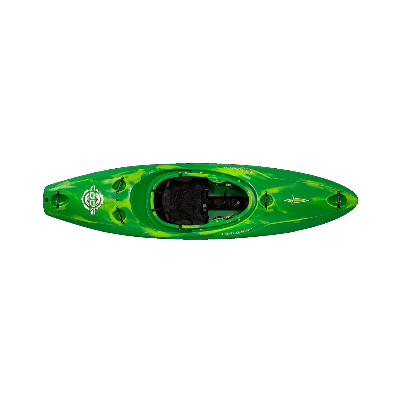 Code SM Performance River or Creek Kayak w/New Thigh Brace - Top View