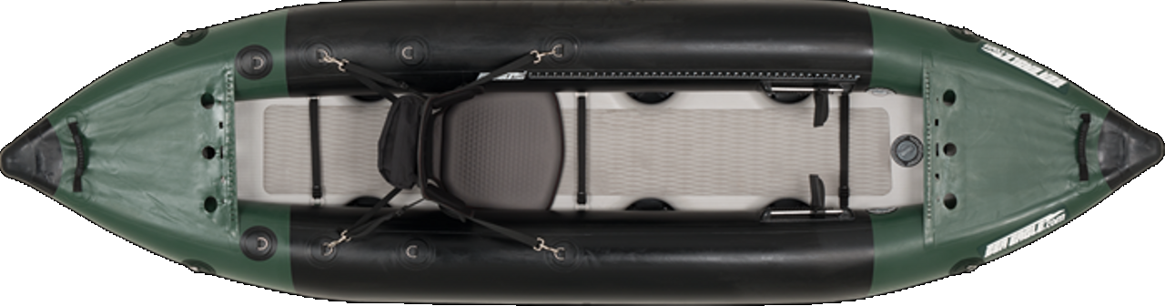 Explorer 350X Inflatable Fishing Kayak - Top View