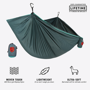 Trunktech Single Hammock - Teal/Turquoise - MainImage