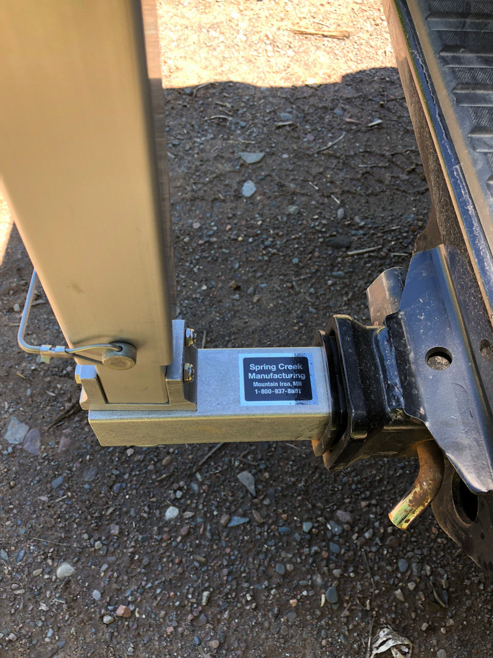 Replacement Aluminum Receiver for Double Hitch Rack - MainImage