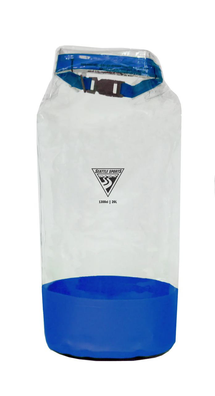 Glacier Clear Dry Bag Gray Medium