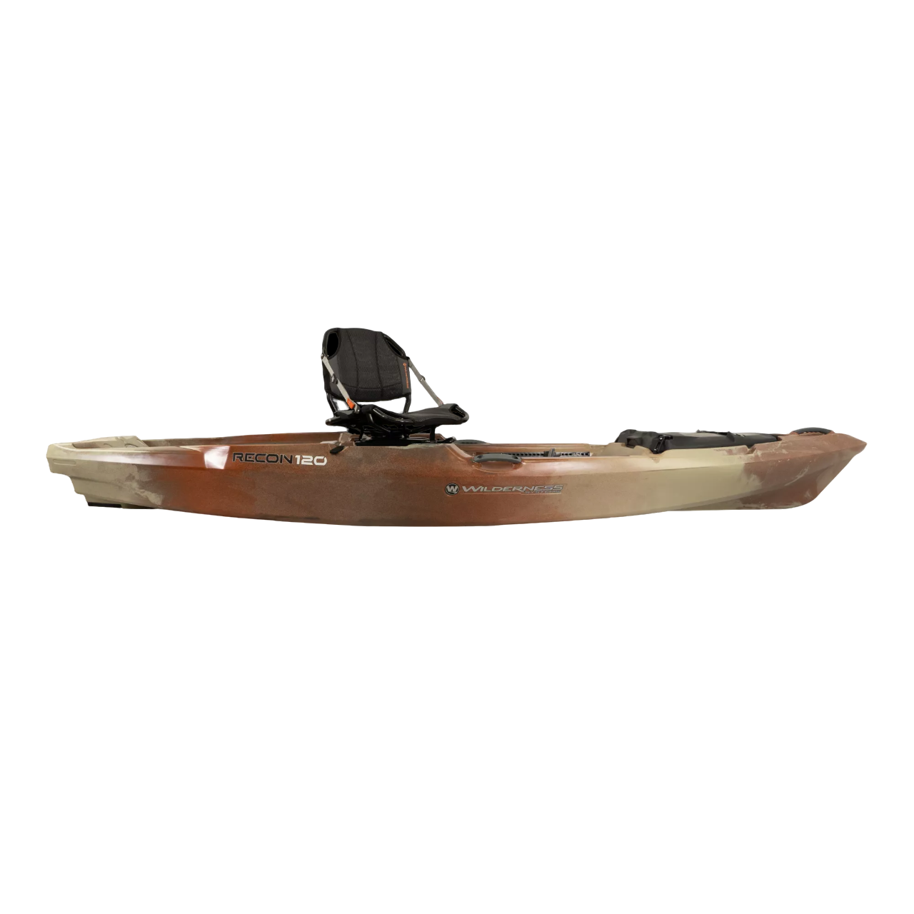 RECON 120 Fishing Kayak with AirPro ACES seat - Side View