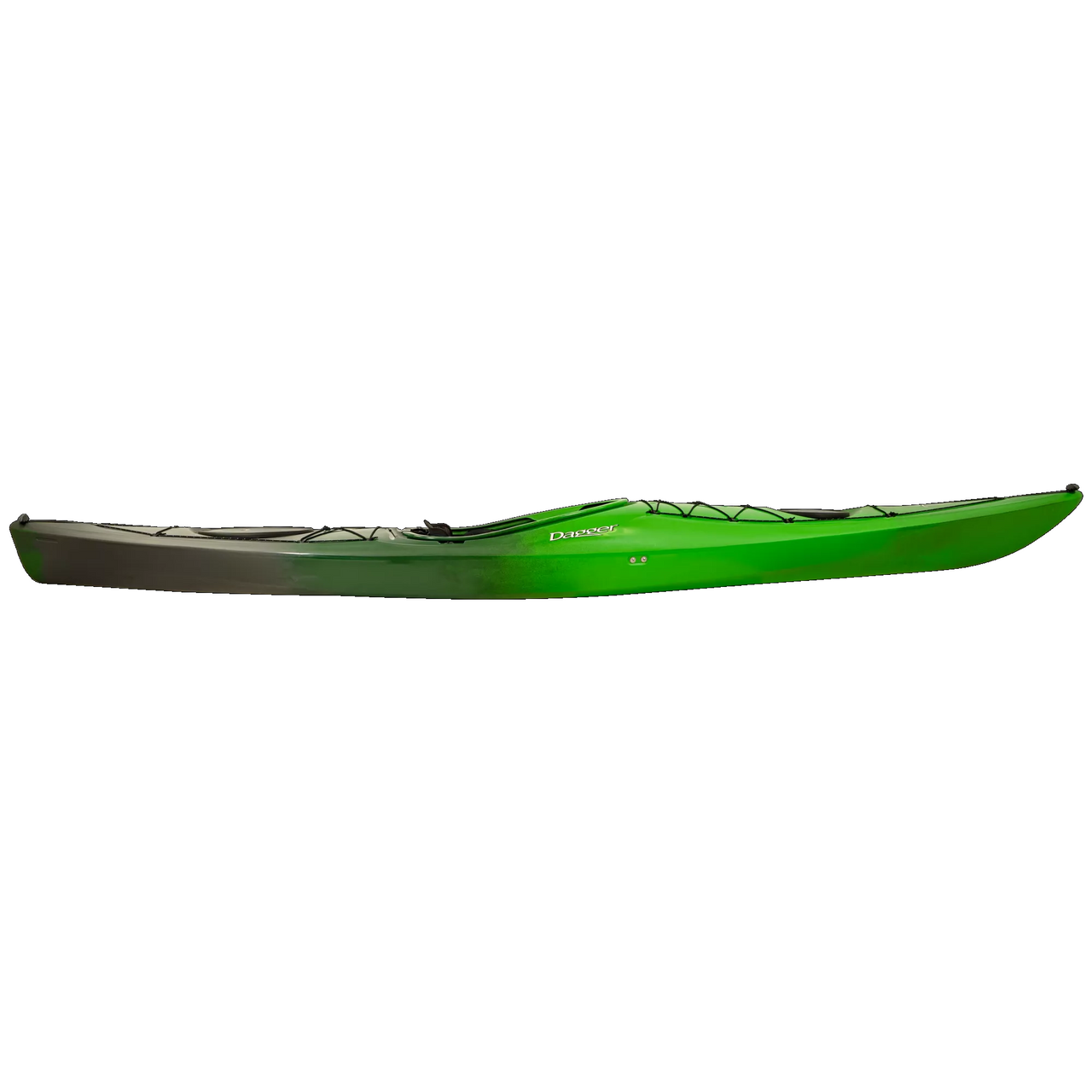Stratos 12.5 Performance Touring kayak Green Mist - Side VIew
