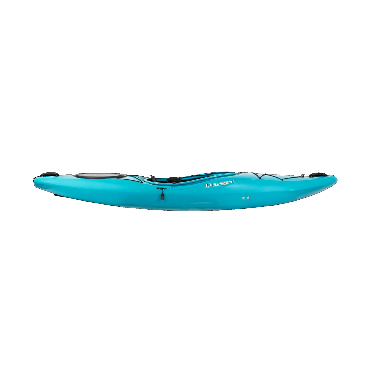 Katana 9.7 Crossover Kayak w/New Thigh Brace Turquoise - Side View