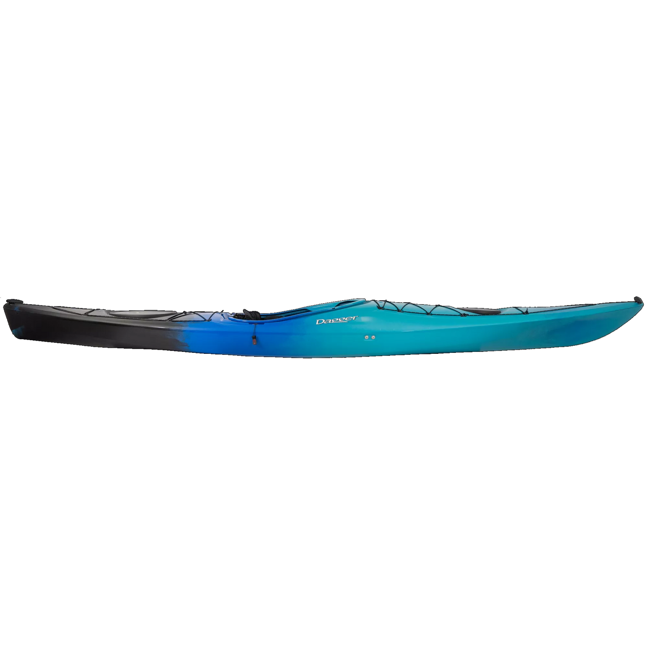 Stratos 14.5 Performance Touring kayak Blue Mist - Side View
