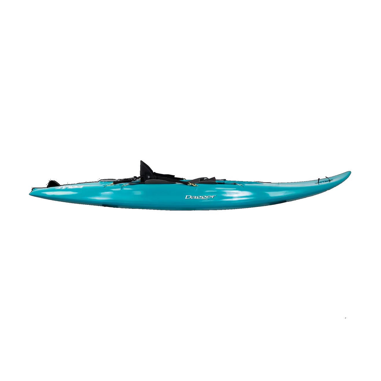 Katana 10.4 Crossover Kayak w/New Thigh Brace Turquoise - Side View