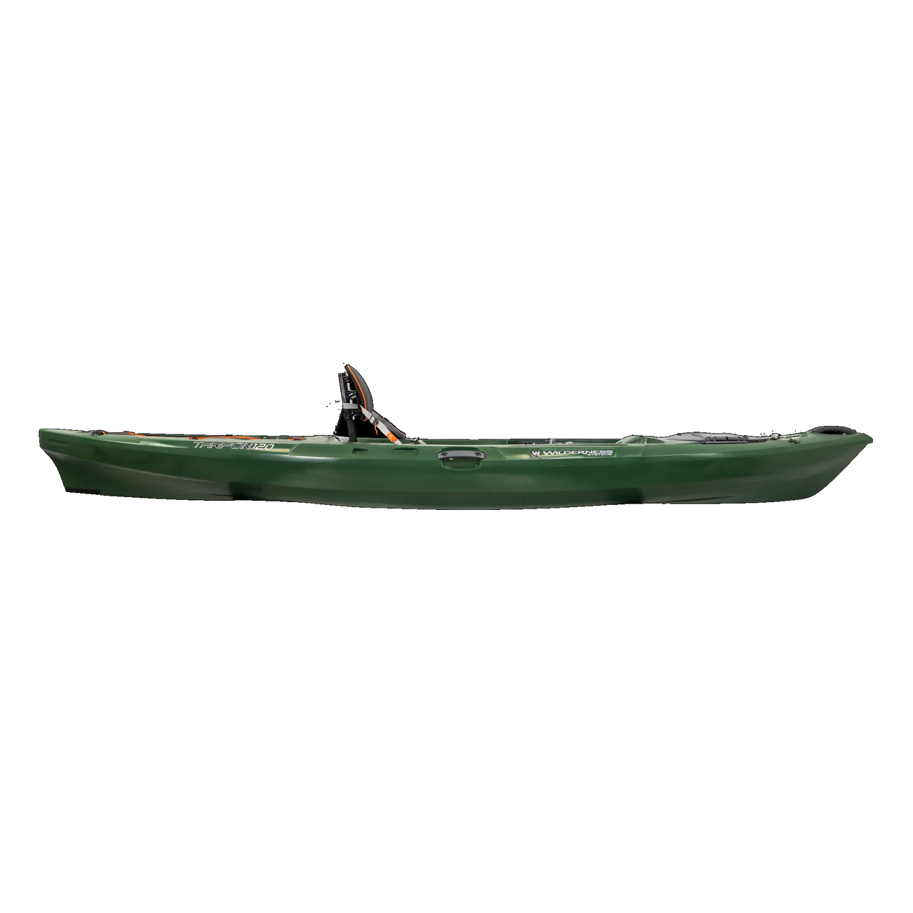  Tarpon 120 - Recreational Kayak Forest Green- Side view
