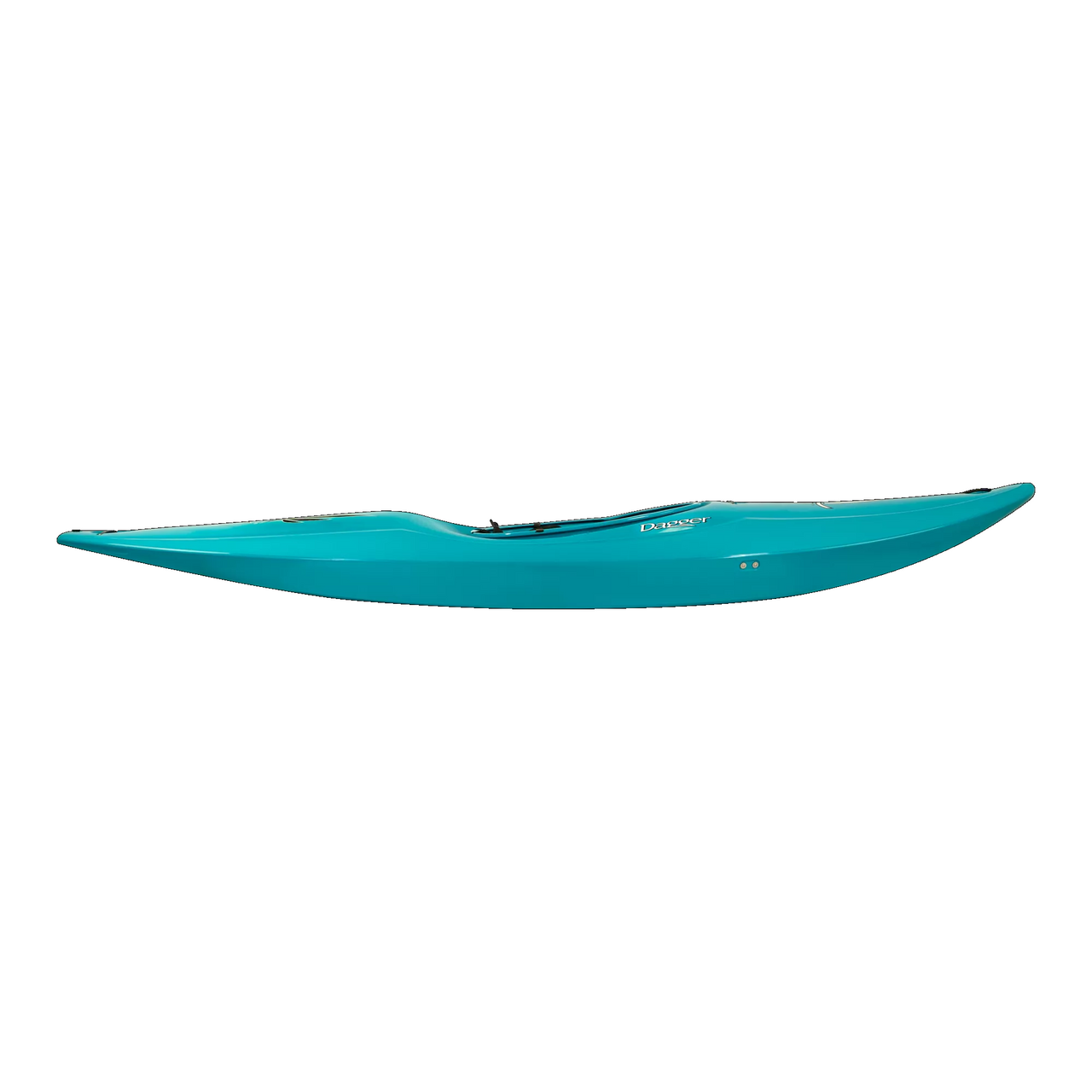 Vanguard 12.0 River Running Whitewater Kayak w/New Thigh Brace - Side View