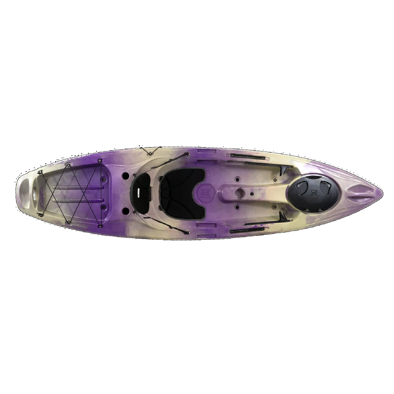 Pescador 12.0 Recreational Kayak Purple Camo - Top View