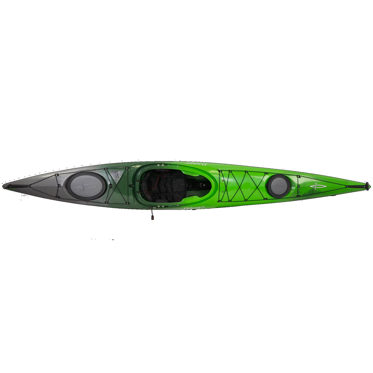 Stratos 14.5 Performance Touring kayak Green Mist - Top View
