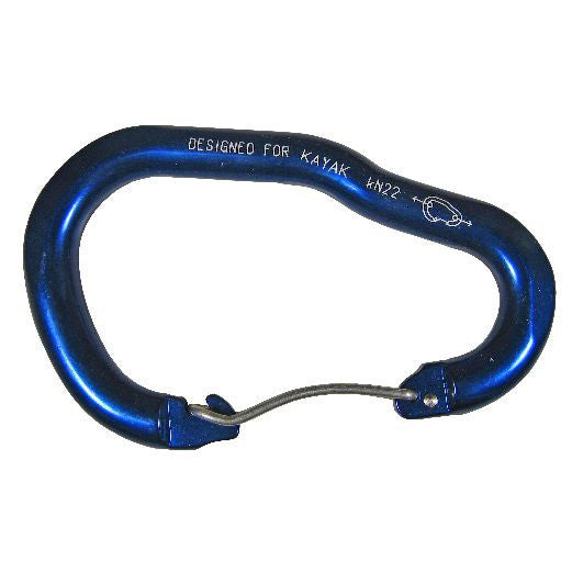 Paddle Carabiner Anodized Aluminum Wire Gate (22KN) - Main Image