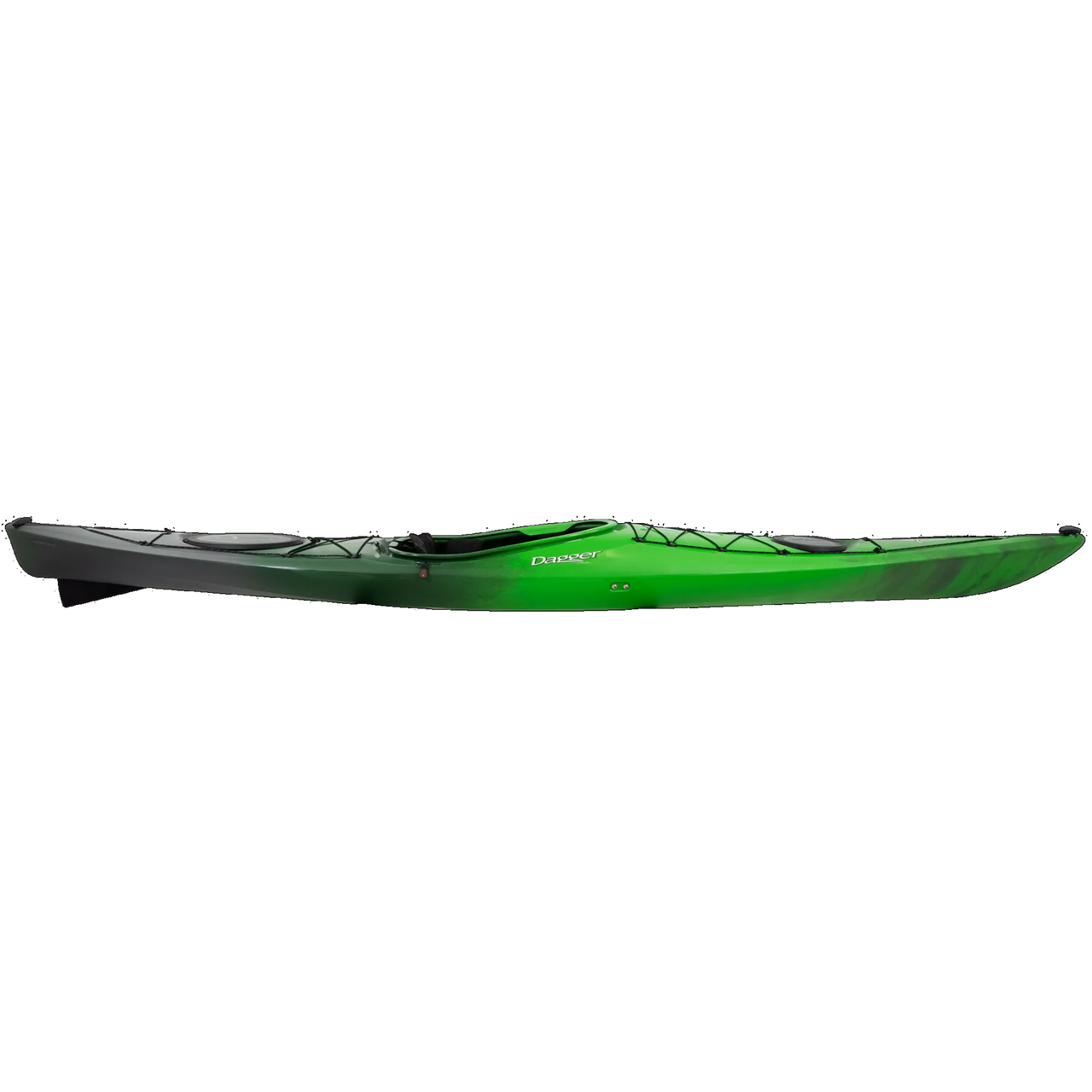 Stratos 14.5 Performance Touring kayak Green Mist - Side View
 