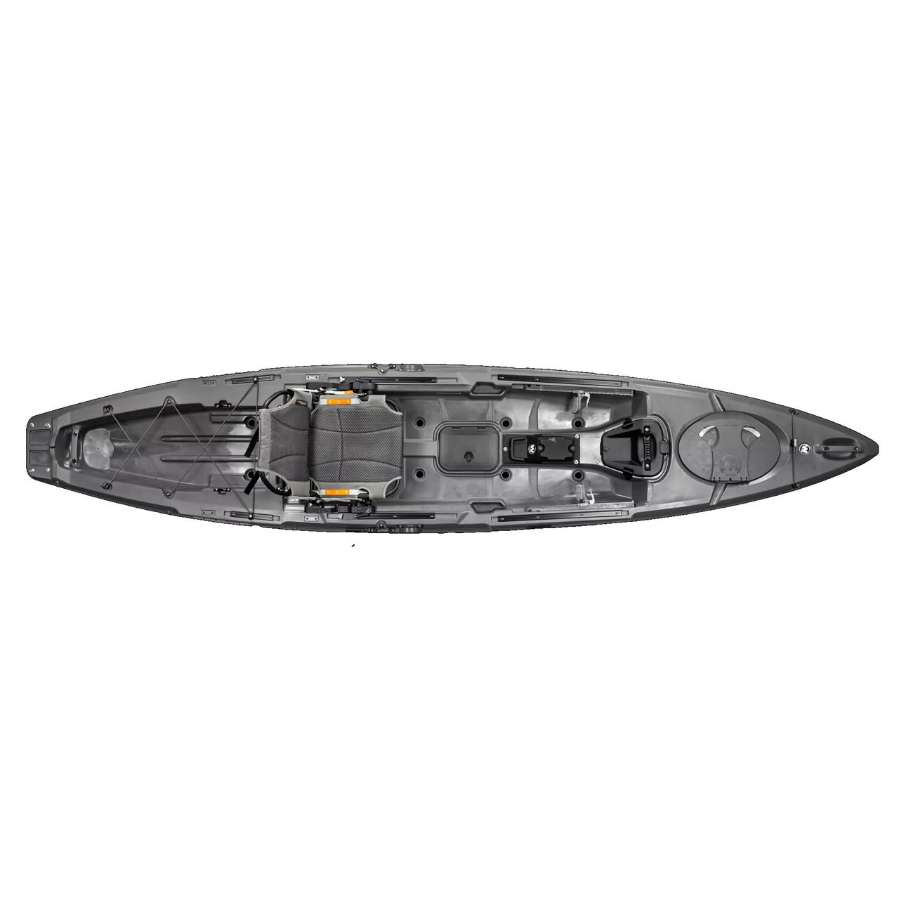 Radar 135 Kayak with Paddle Power and Pedal - Top View