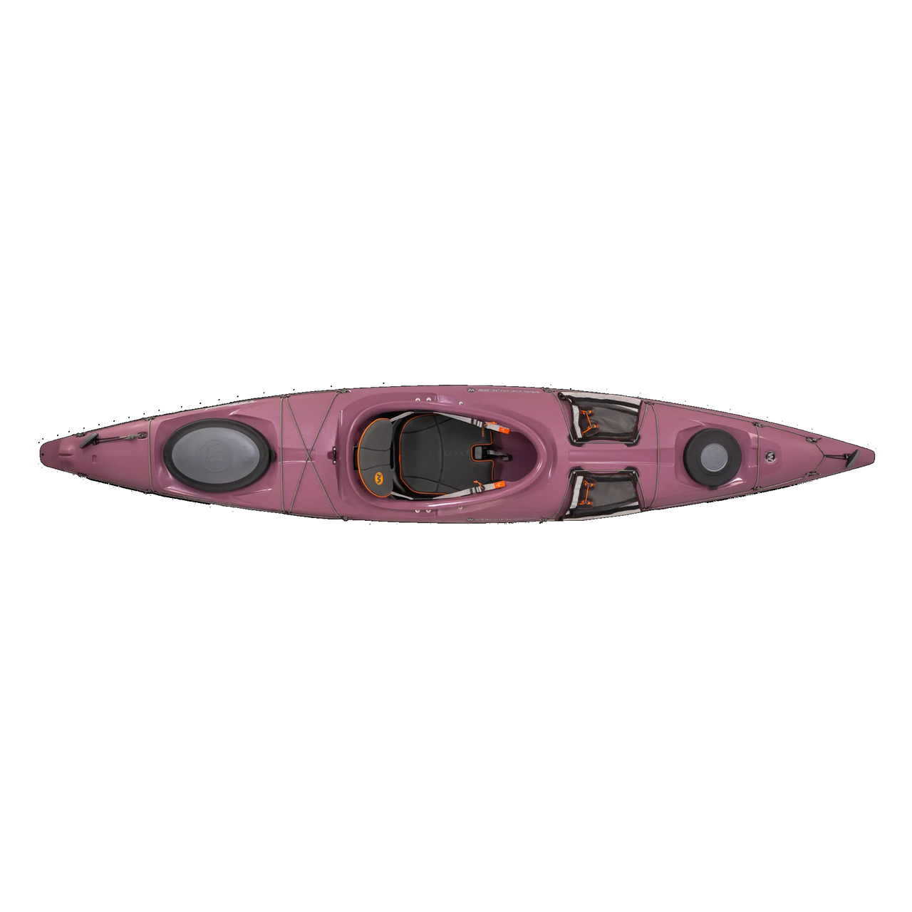 Tsunami 125 Touring Kayak Purple Dawn - Top View