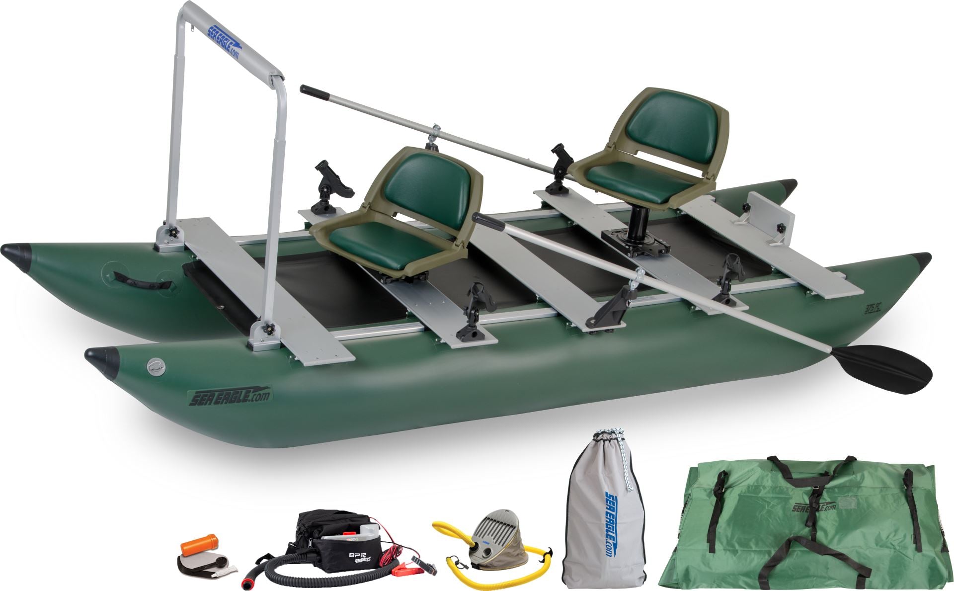 375fc FoldCat Inflatable Fishing Boat