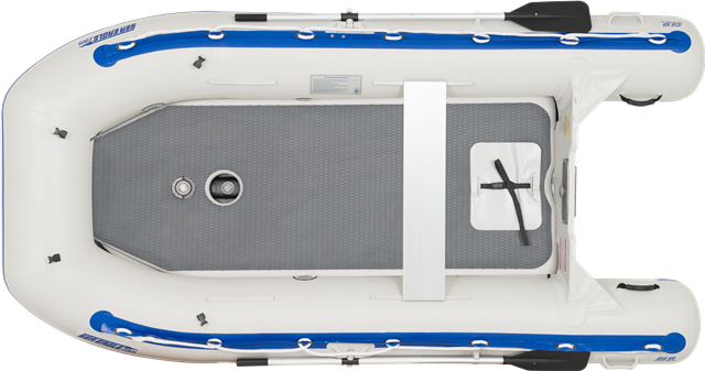 10'6" Sport Runabout Inflatable Boat - Top View
