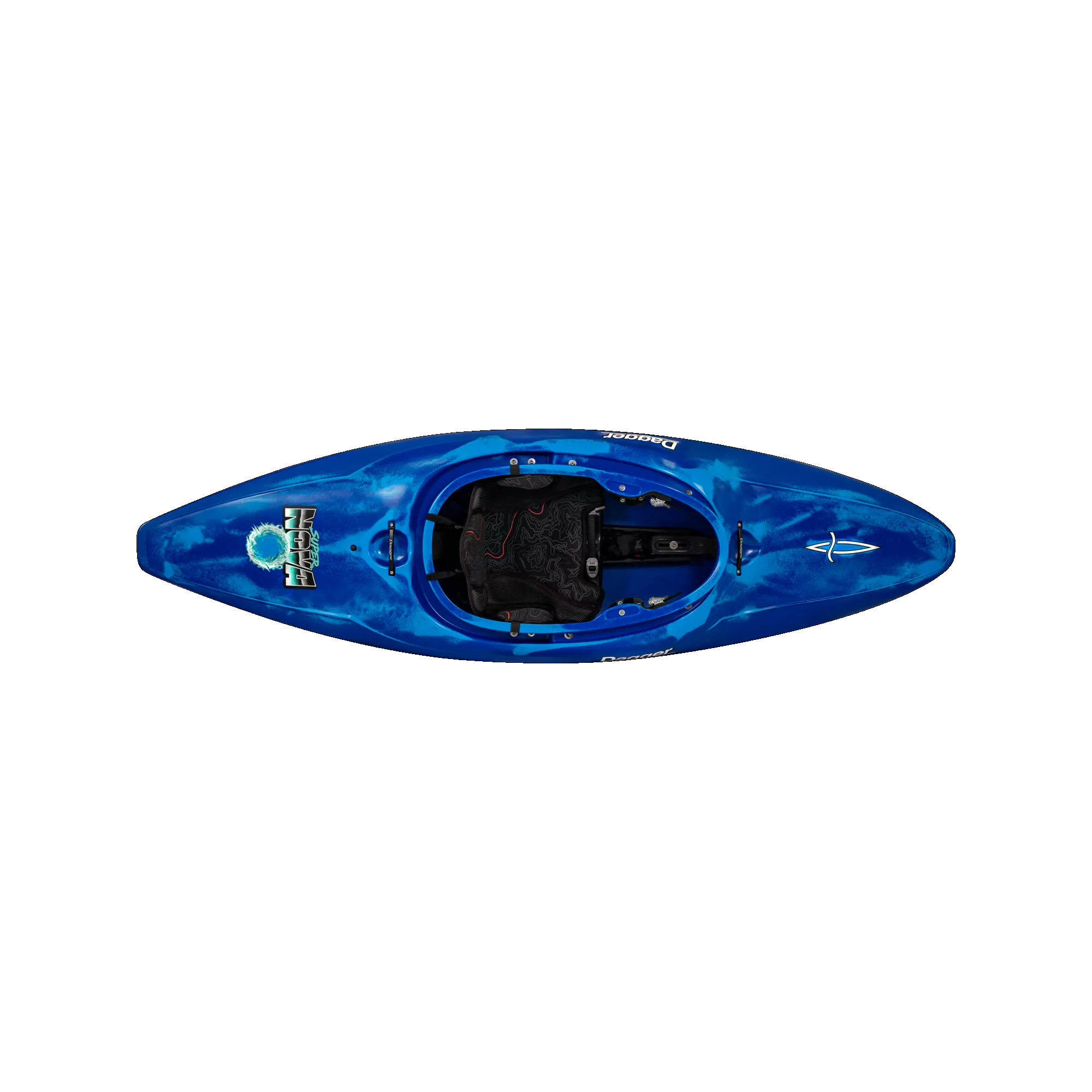 SuperNova River Play Whitewater Kayak w/New Thigh Brace