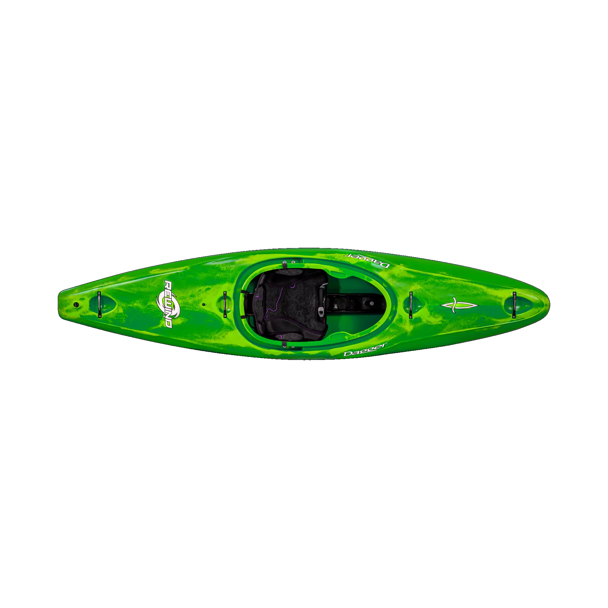Rewind L River Play Whitewater Kayak w/New Thigh Brace