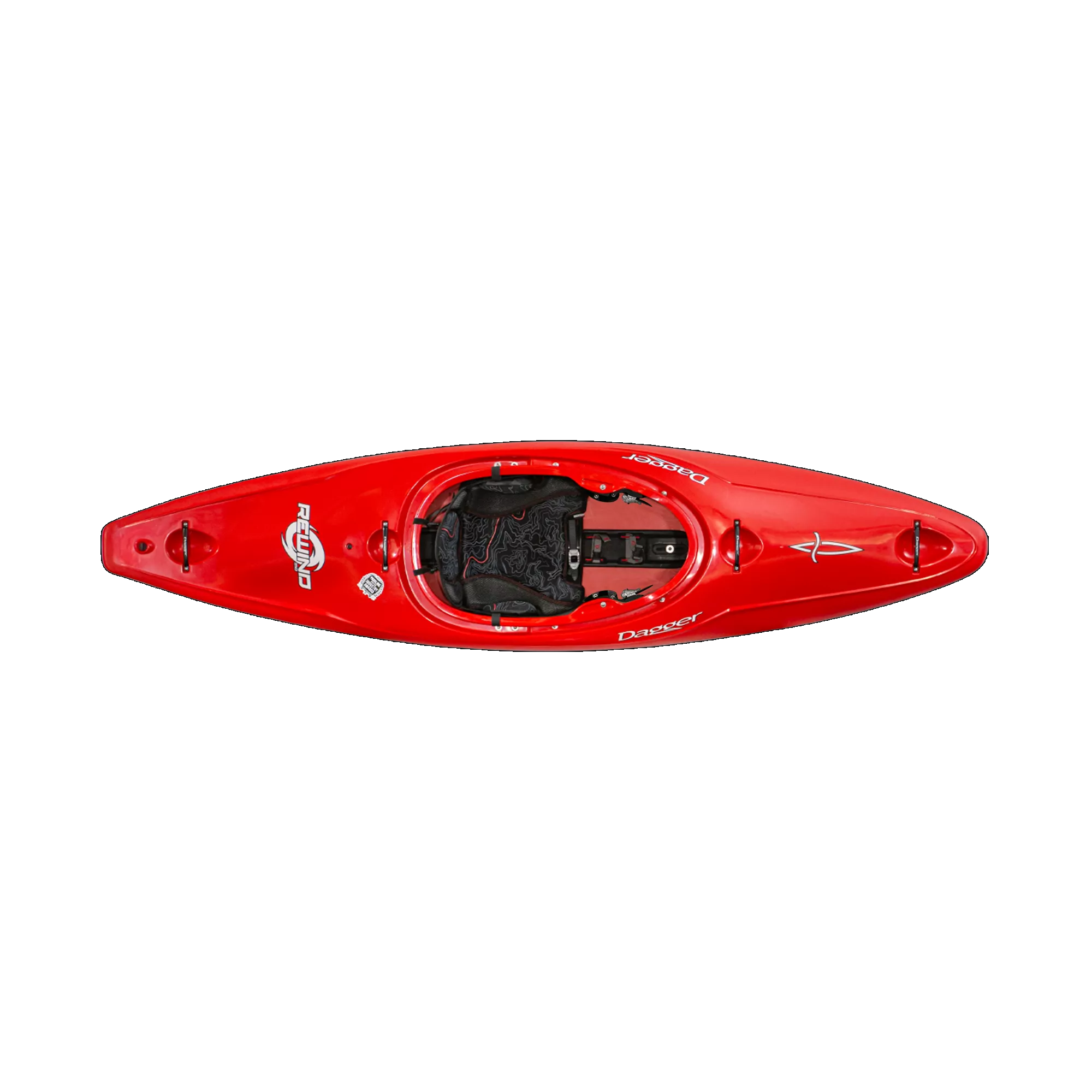 Rewind L River Play Whitewater Kayak w/New Thigh Brace
