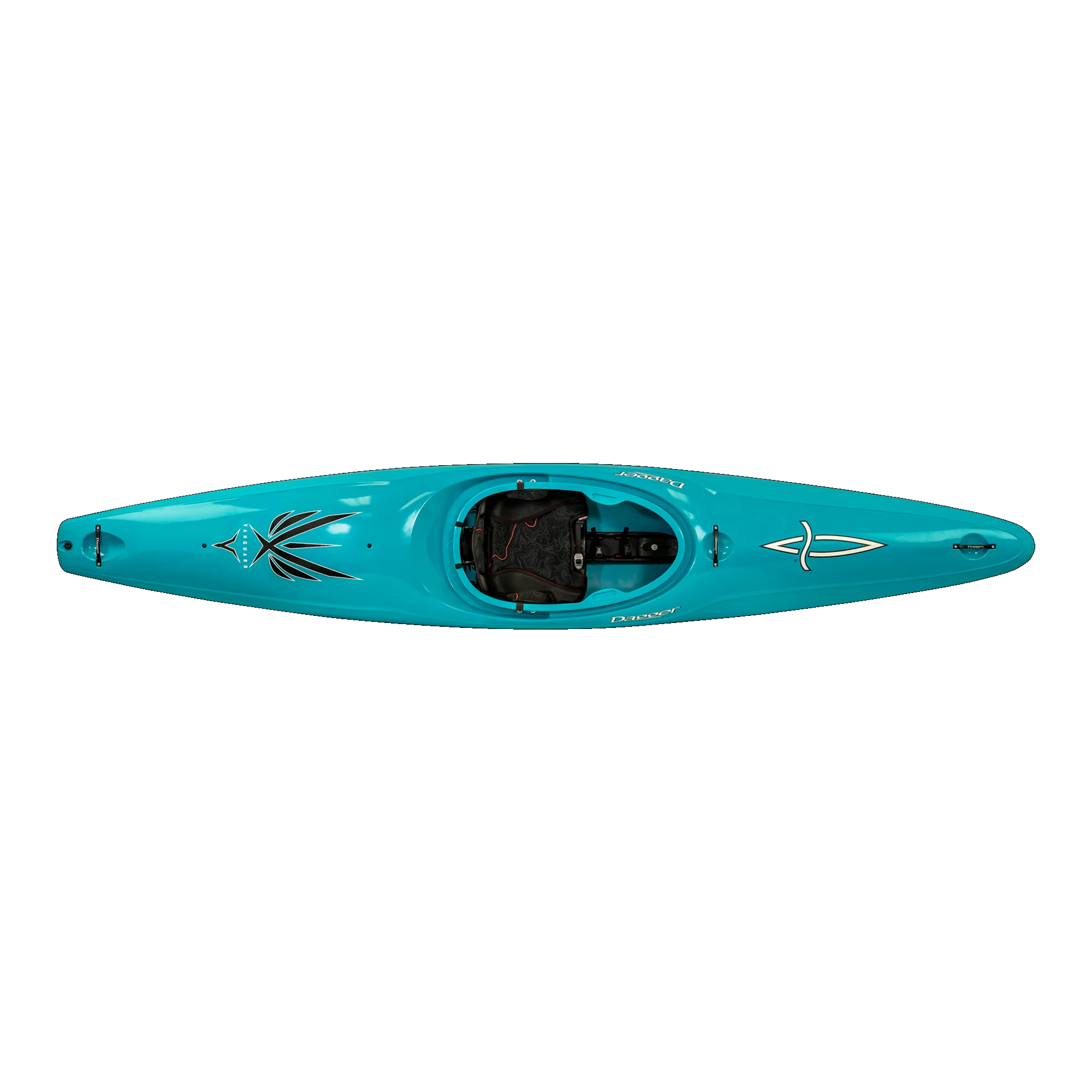 Vanguard 12.0 River Running Whitewater Kayak w/New Thigh Brace
