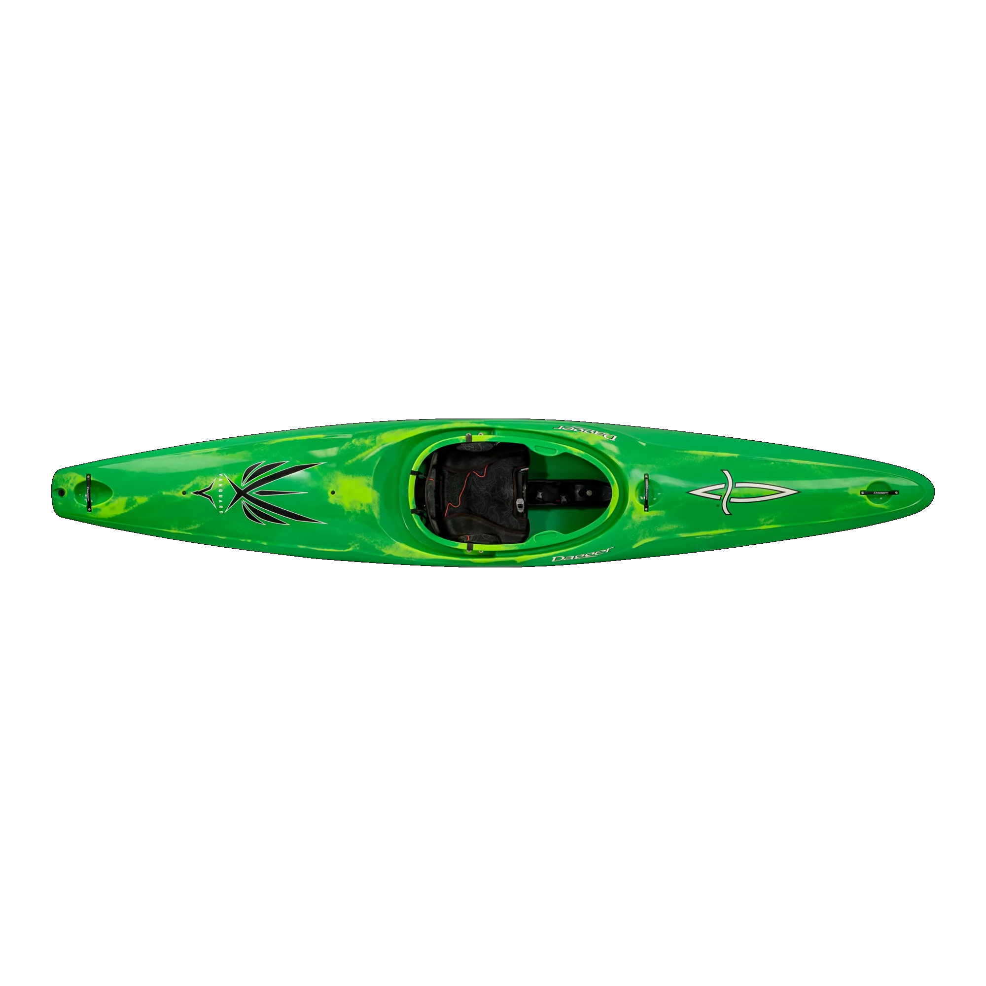 Vanguard 12.0 River Running Whitewater Kayak w/New Thigh Brace