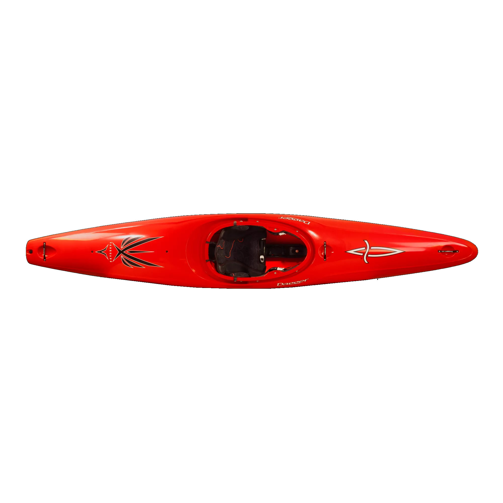 Vanguard 12.0 River Running Whitewater Kayak w/New Thigh Brace