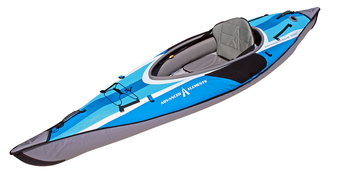 AdvancedFrame Sport w/Pump - Blue - angle view