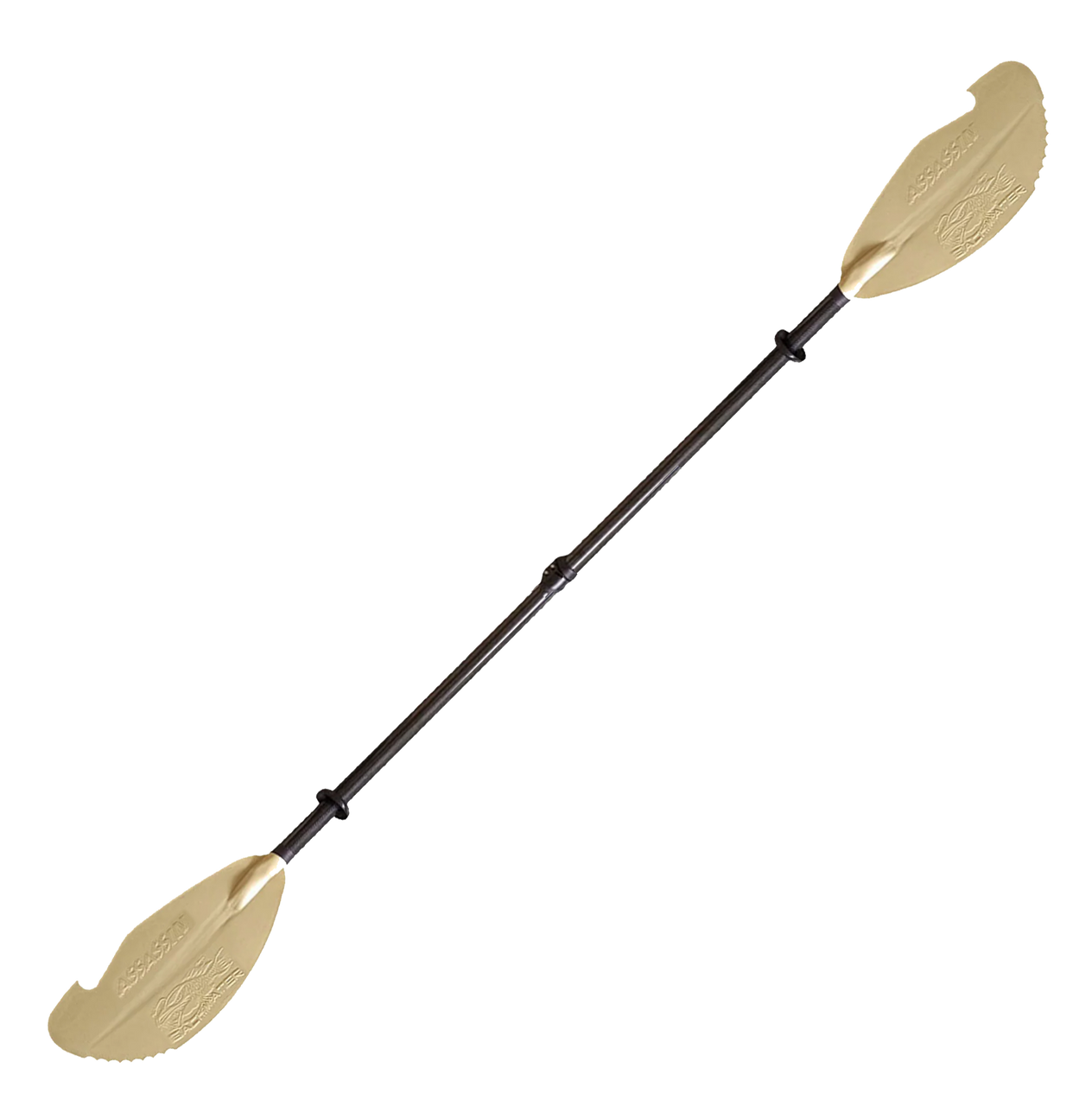 Assassin Carbon Fiber Hybrid Paddle - full paddle - Tan