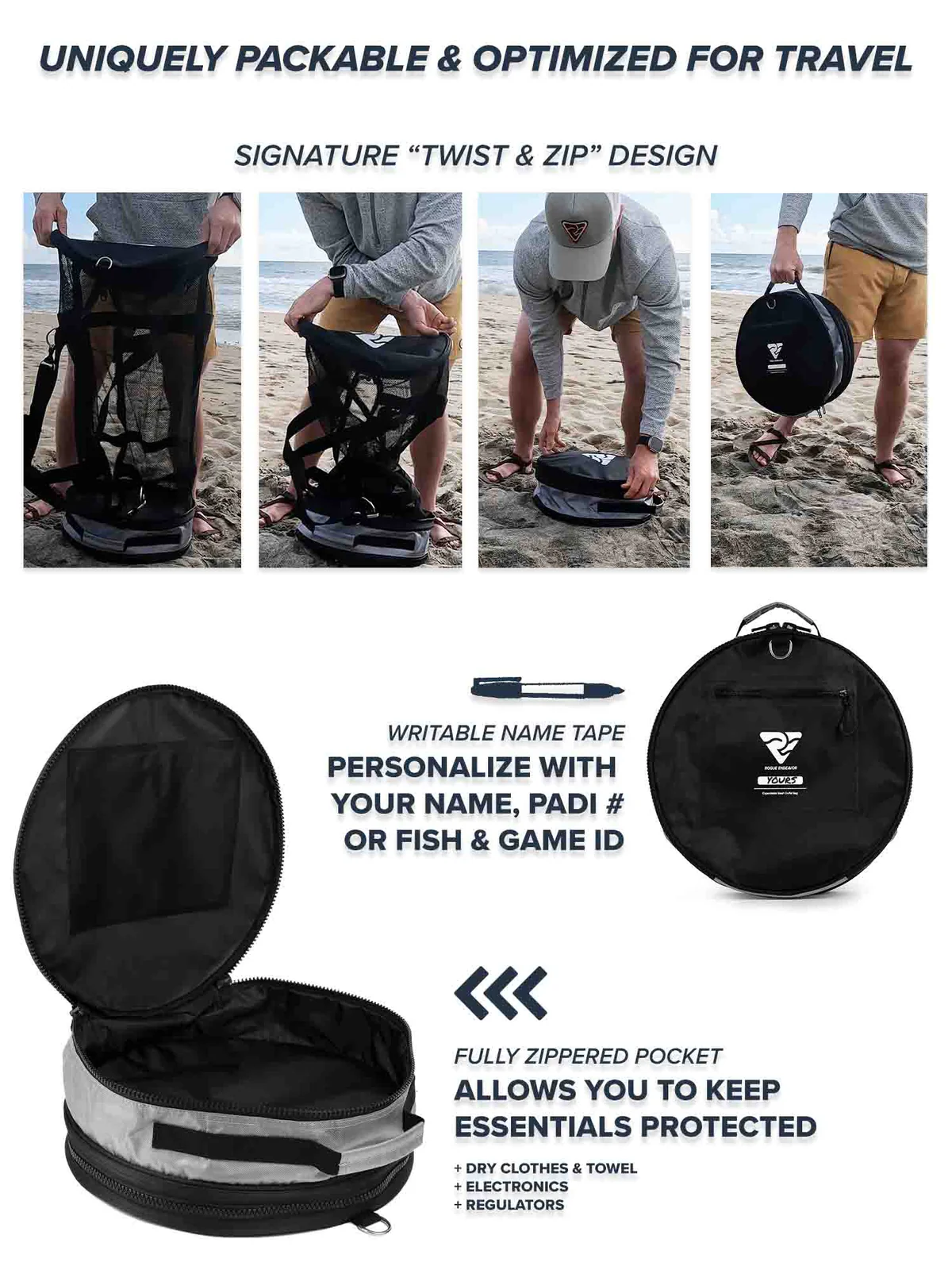 Collapsible Mesh Duffle Bag