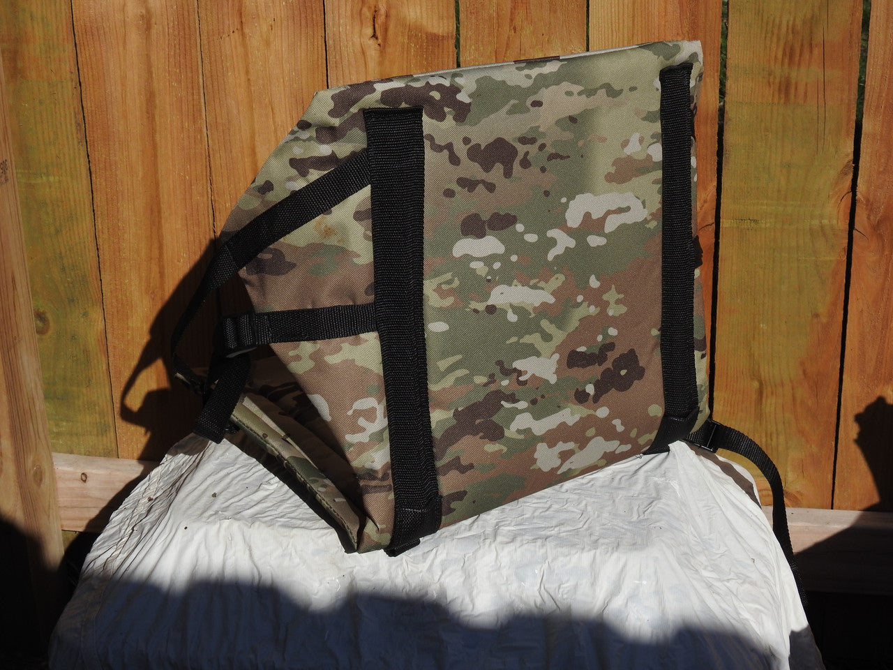 Standard Canoe Seat - Camo - Back