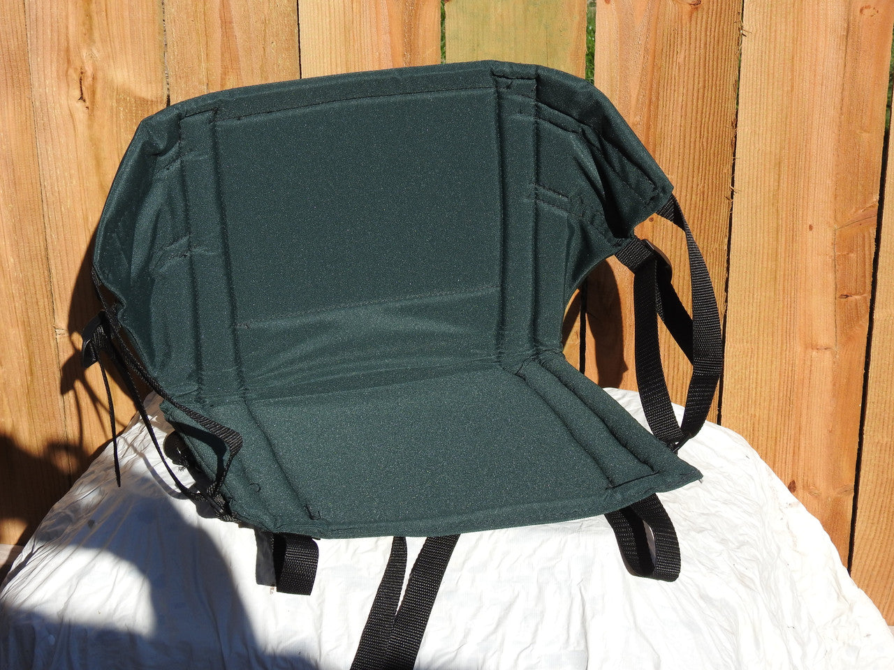 Standard Canoe Seat with Pocket - Forest - Front