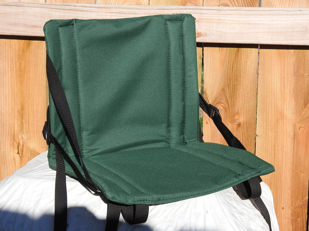 Comfy Style High back Canoe Seat - Forest Green - Front