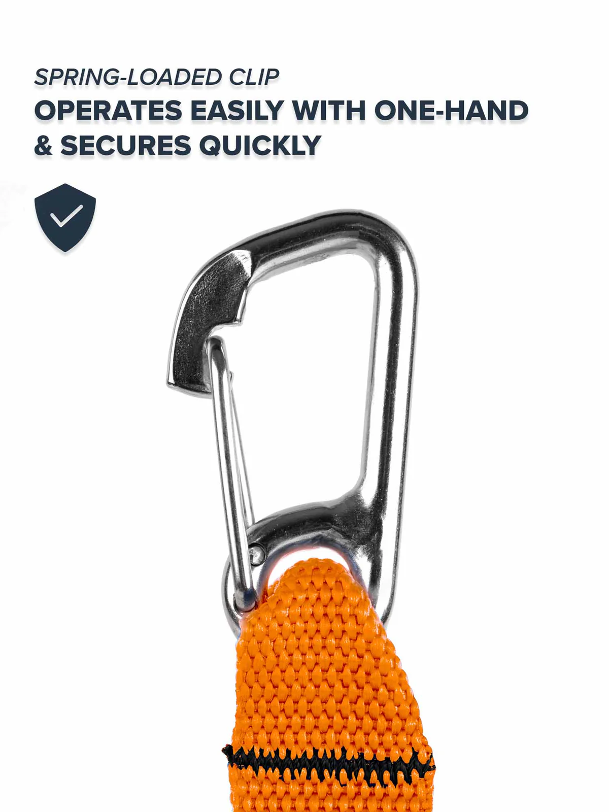 Heavy Duty Lanyard Single Clip with Camera Loop