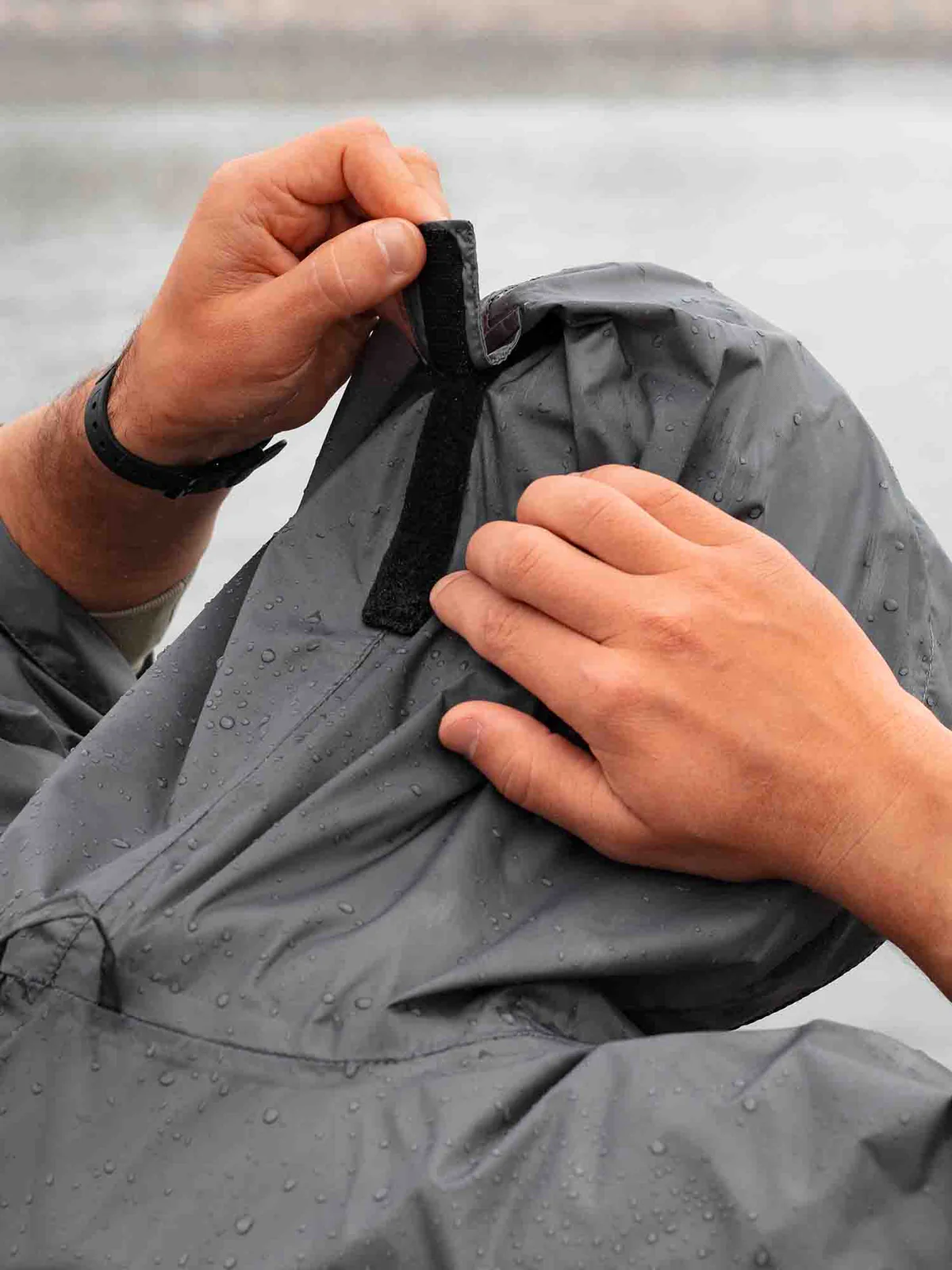 Hooded Rain Poncho