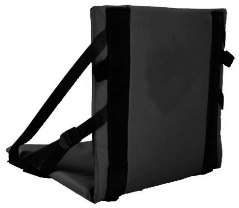 Comfy Style High back Canoe Seat - Black - Back