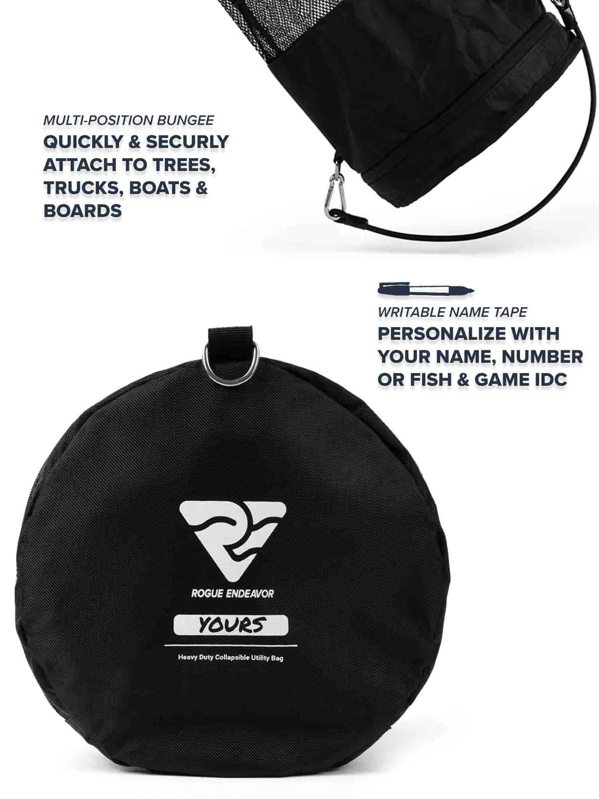 Collapsible Mesh Utility Bag