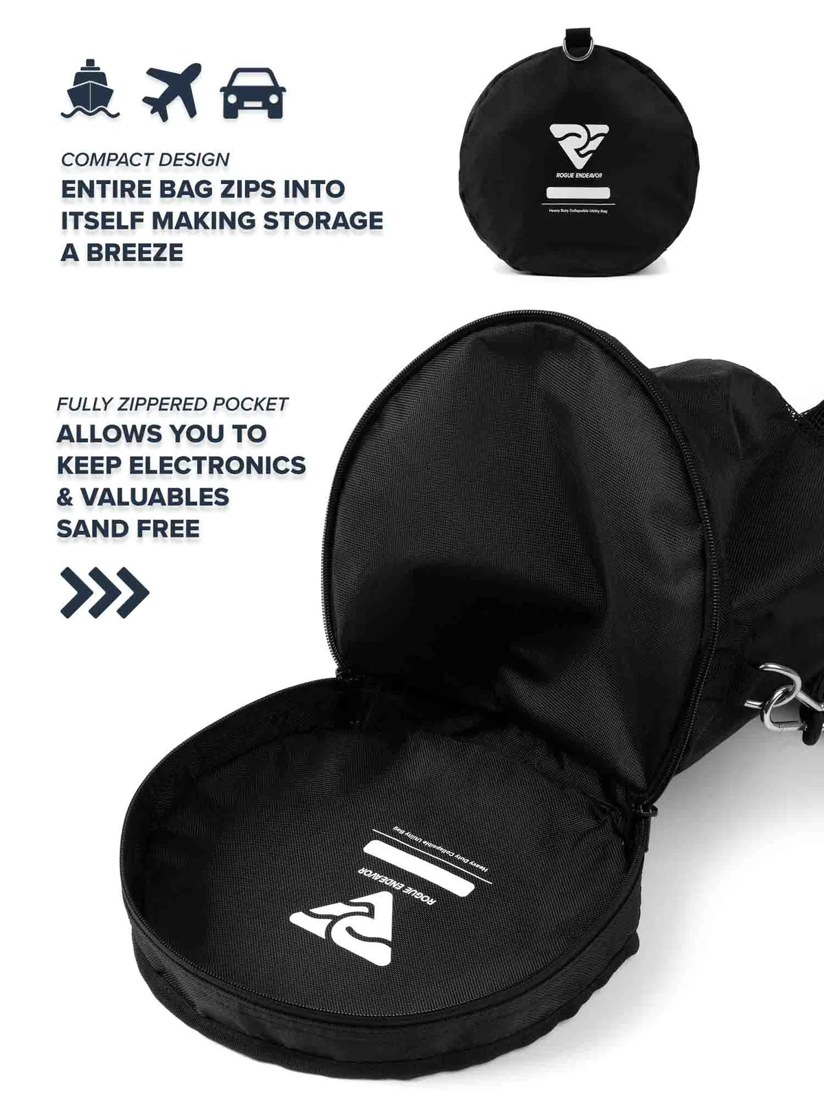 Collapsible Mesh Utility Bag