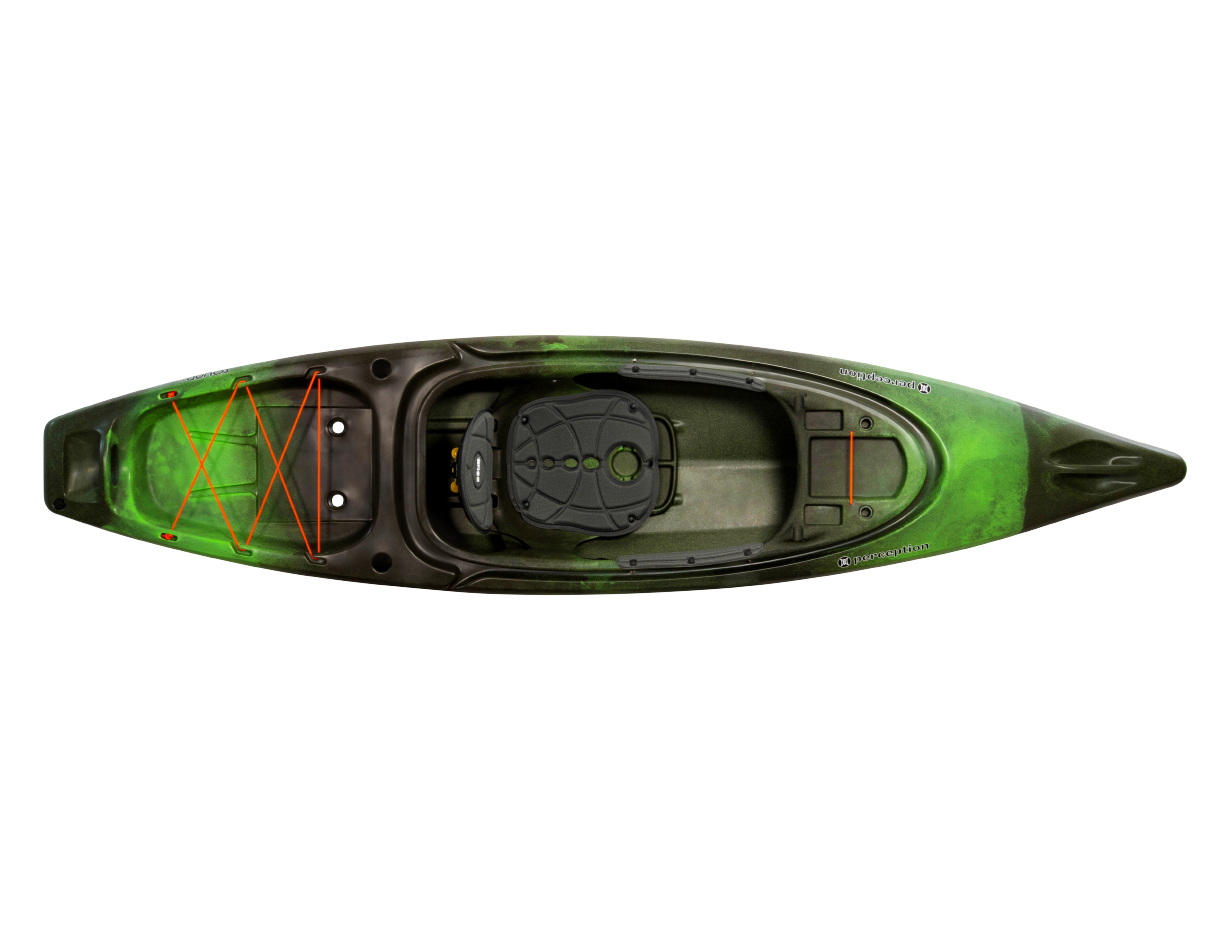 Sound 10.5 - Recreational Kayak Moss Camo - top view
