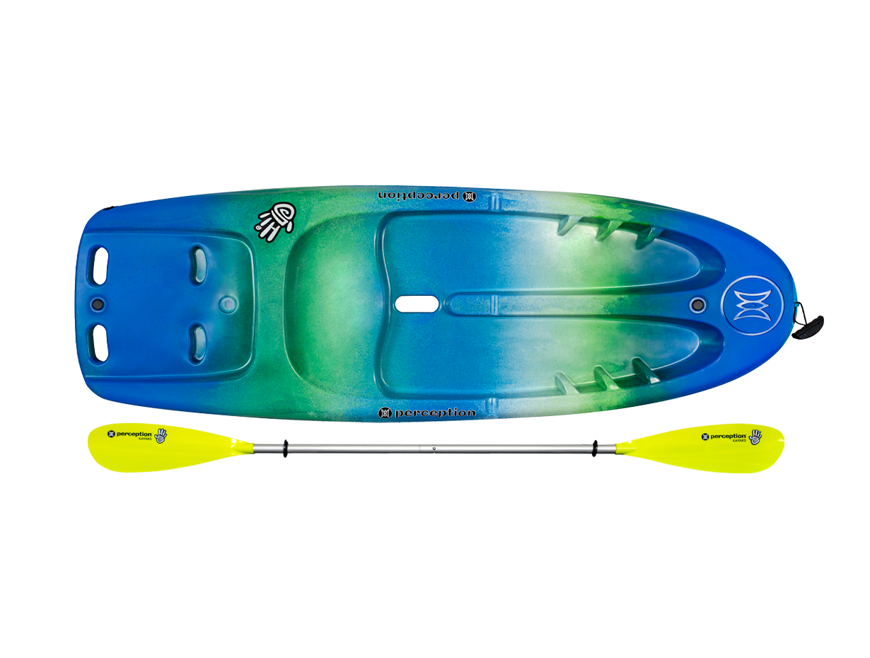 Hi Five Kids Kayak with Paddle Deja Vu - top view