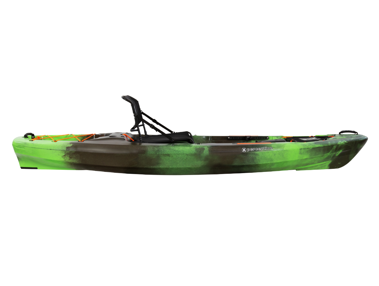 Pescador Pro 10.0 Fishing Kayak Moss Camo - side view