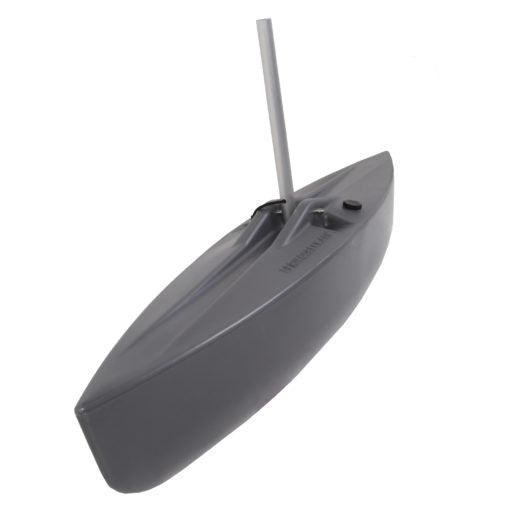 Canoe Stabilizer Float Package - Float Gray Front Side