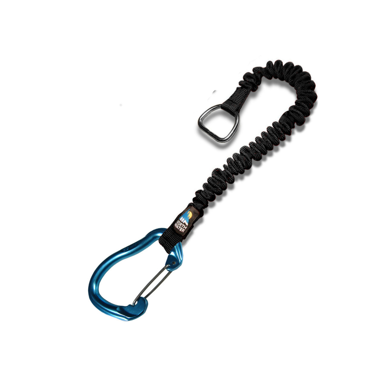Pig Tail with Paddle Carabiner - Black