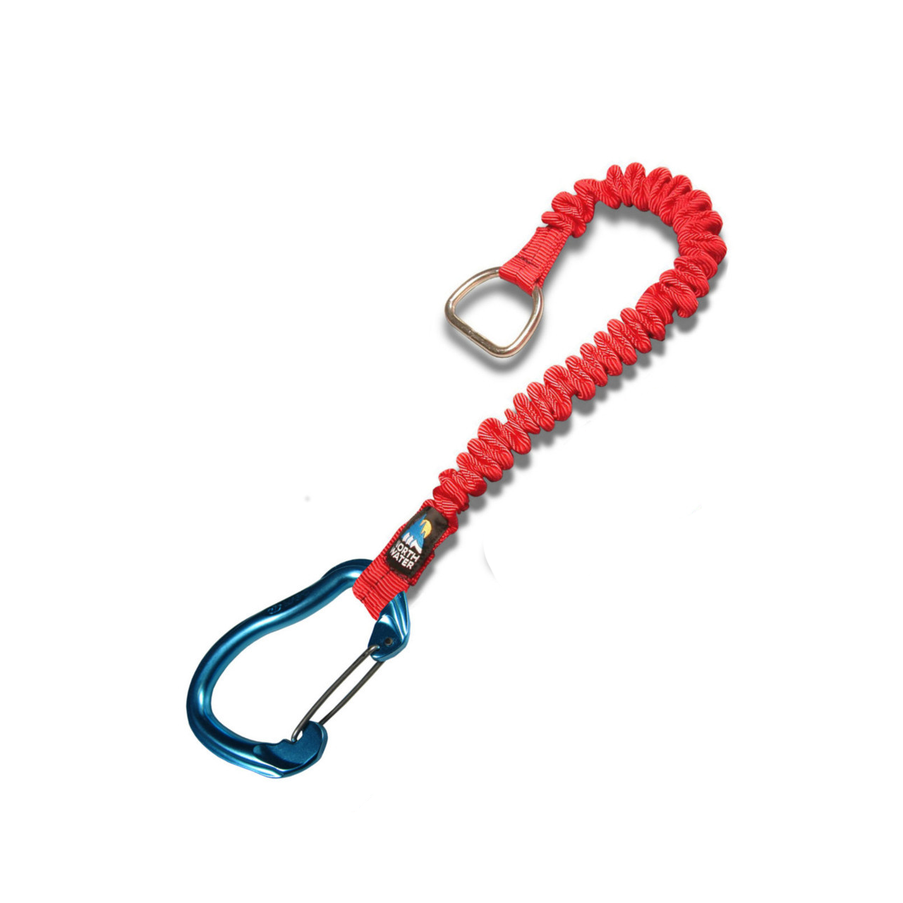 Pig Tail with Paddle Carabiner - Red