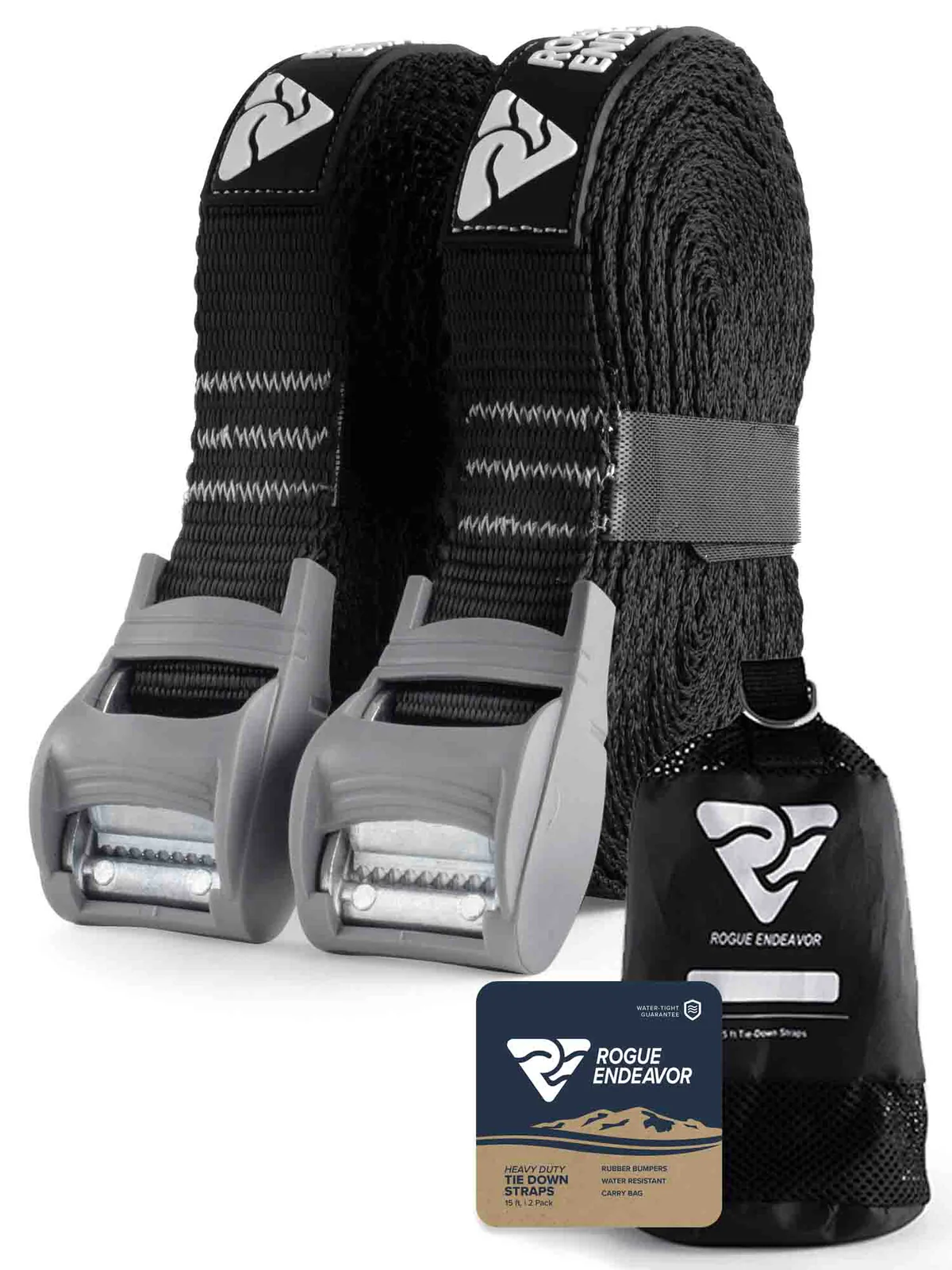 Premium Tie-Down Cargo Straps