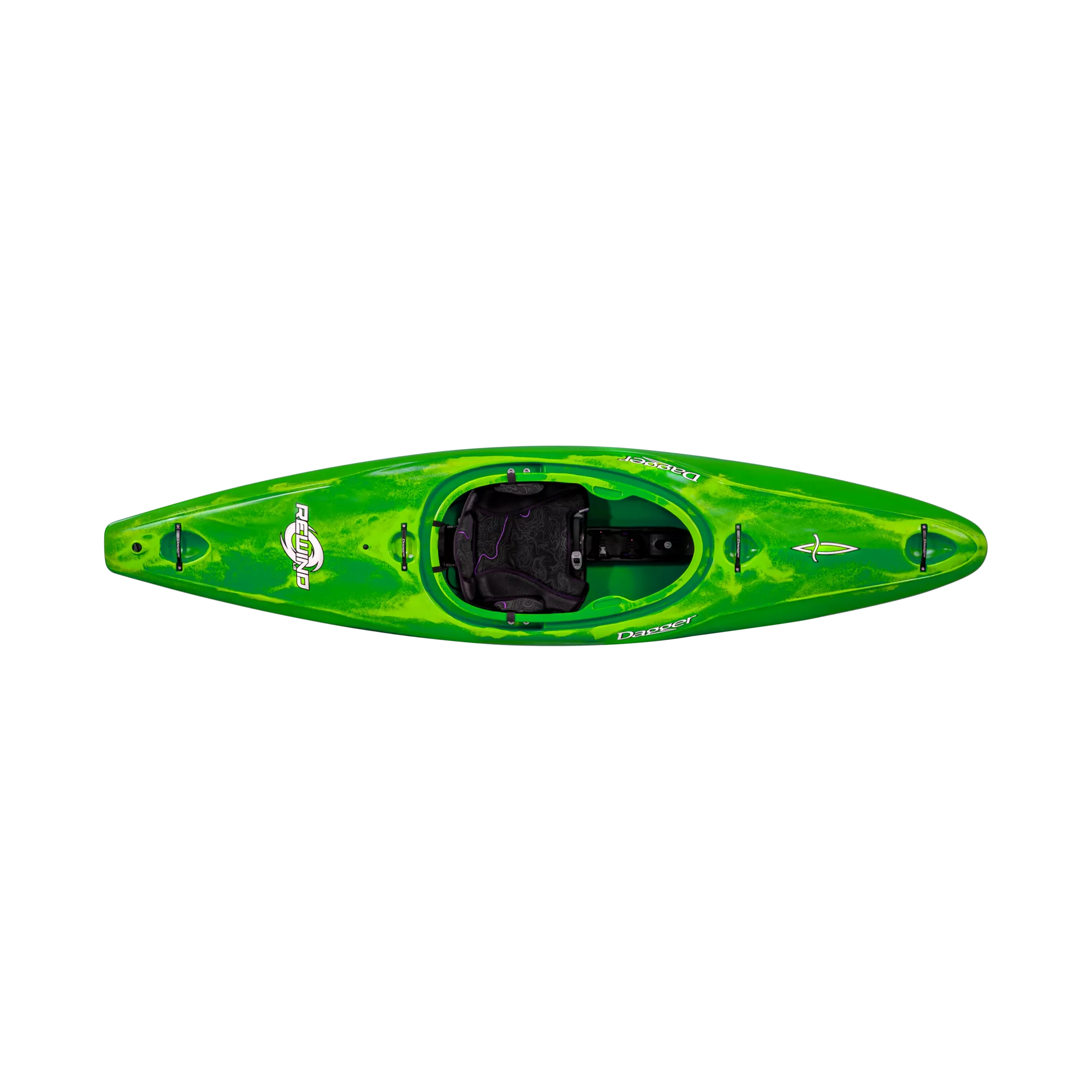 Rewind SM River Play Whitewater Kayak w/New Thigh Brace